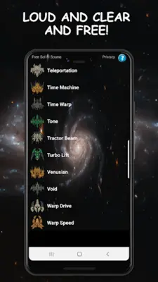 Sci Fi Sound Effects android App screenshot 2